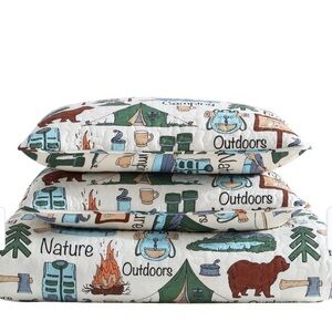 Twin Camp Site Quilt Bedding Set